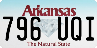 AR license plate 796UQI