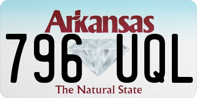 AR license plate 796UQL