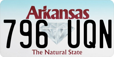 AR license plate 796UQN