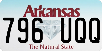 AR license plate 796UQQ