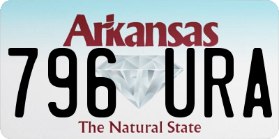AR license plate 796URA