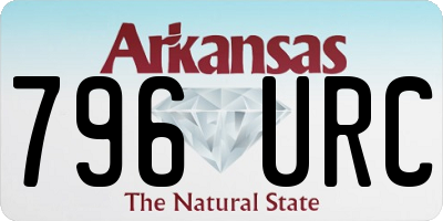 AR license plate 796URC