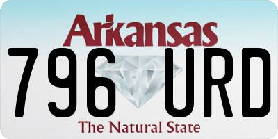AR license plate 796URD