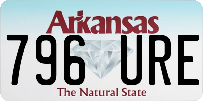 AR license plate 796URE