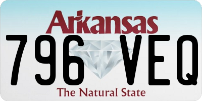 AR license plate 796VEQ