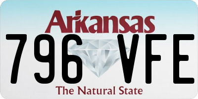 AR license plate 796VFE