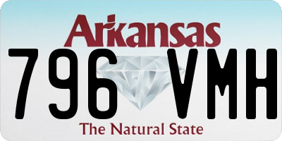 AR license plate 796VMH