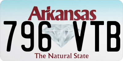 AR license plate 796VTB