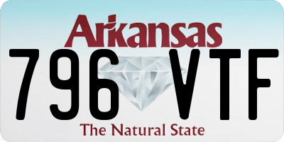 AR license plate 796VTF