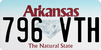 AR license plate 796VTH