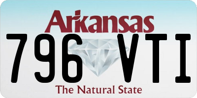 AR license plate 796VTI