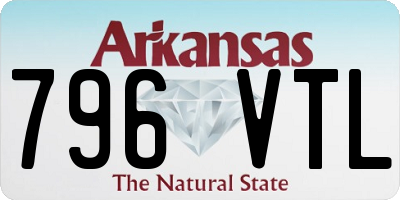 AR license plate 796VTL