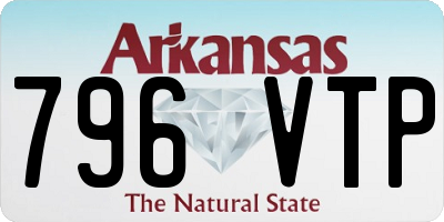 AR license plate 796VTP