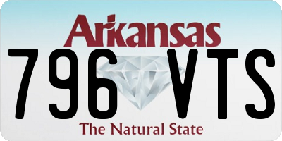AR license plate 796VTS