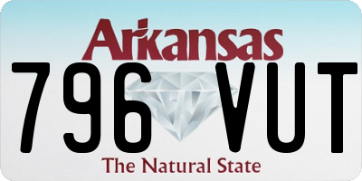 AR license plate 796VUT