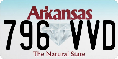 AR license plate 796VVD