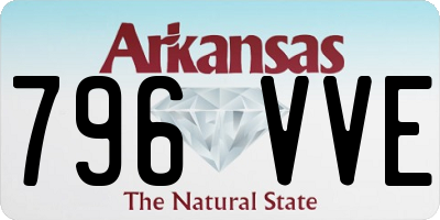 AR license plate 796VVE