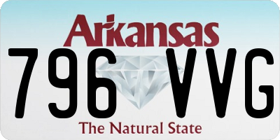 AR license plate 796VVG