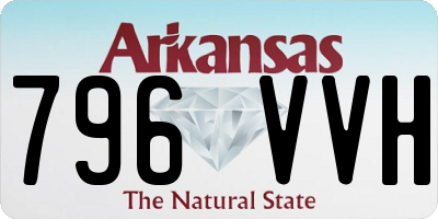 AR license plate 796VVH