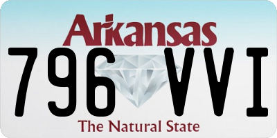 AR license plate 796VVI