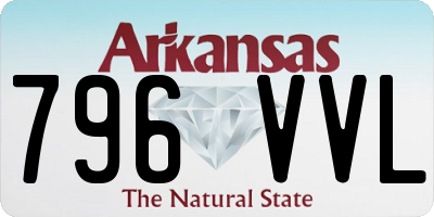 AR license plate 796VVL