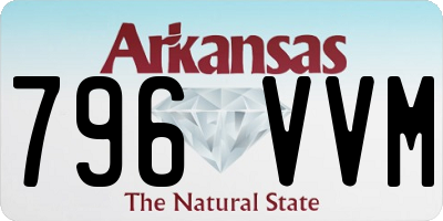 AR license plate 796VVM