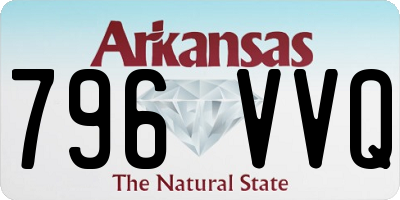 AR license plate 796VVQ