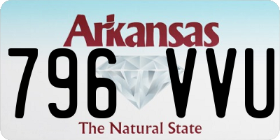 AR license plate 796VVU