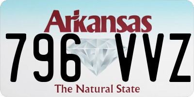 AR license plate 796VVZ