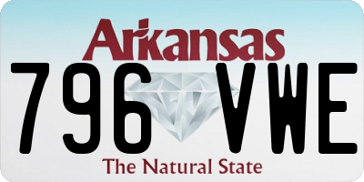 AR license plate 796VWE