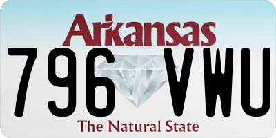 AR license plate 796VWU