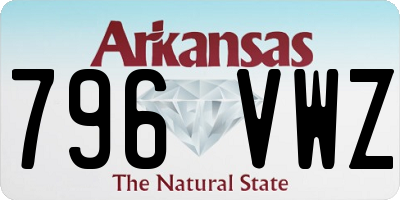 AR license plate 796VWZ