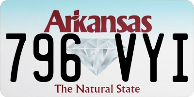 AR license plate 796VYI