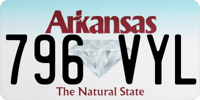 AR license plate 796VYL