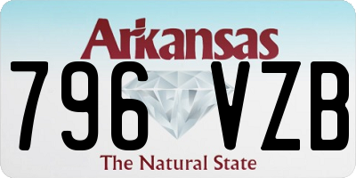 AR license plate 796VZB
