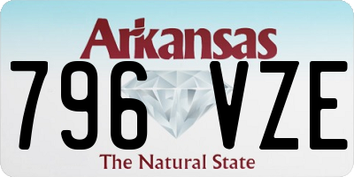 AR license plate 796VZE