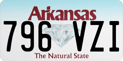 AR license plate 796VZI