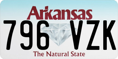 AR license plate 796VZK