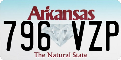 AR license plate 796VZP