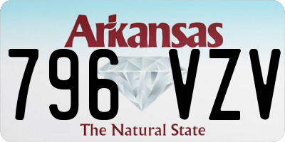 AR license plate 796VZV