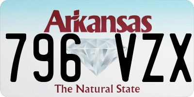 AR license plate 796VZX