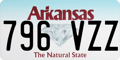 AR license plate 796VZZ