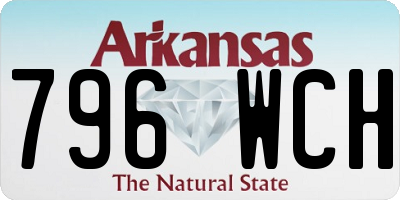 AR license plate 796WCH