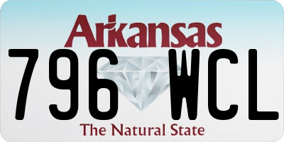 AR license plate 796WCL