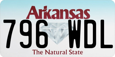 AR license plate 796WDL