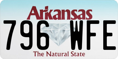 AR license plate 796WFE