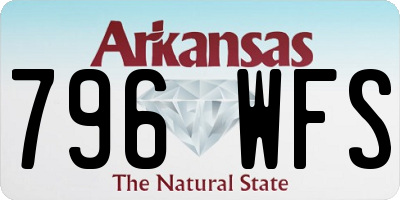 AR license plate 796WFS