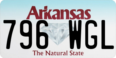 AR license plate 796WGL