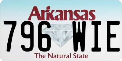 AR license plate 796WIE