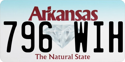 AR license plate 796WIH